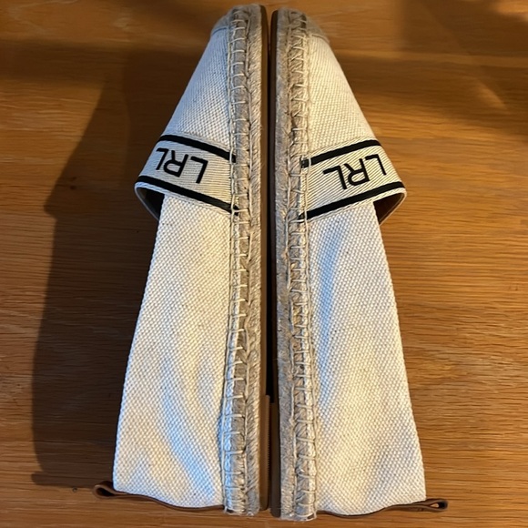 LAUREN RALPH LAUREN Caylee Logo-Print Espadrilles Size 10 - Picture 6 of 14